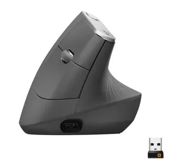 Logitech MX Vertical Ergonomic Wireless Mouse, Graphite - Umag