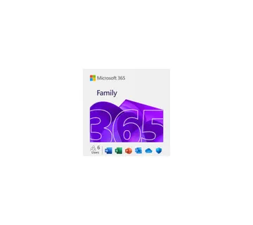 Microsoft M365 Family Subscription FY25H2 Online Product Key License 1 License Eurozone Downloadable - Umag