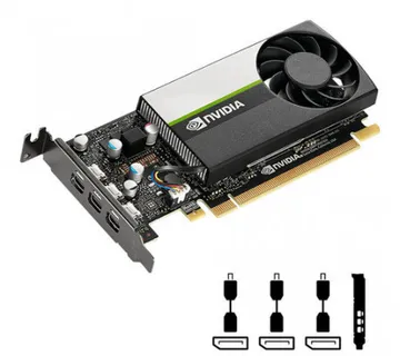 NVIDIA T400, 4GB GDDR6, PCIe 3.0 x16, 3x mDP-DP, Low Profile, PNY - Umag