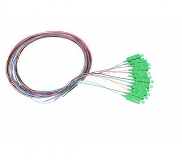 NFO Fiber optic pigtail SC APC, SM, G.657A2, 900um, 2m, 12 pack - Umag