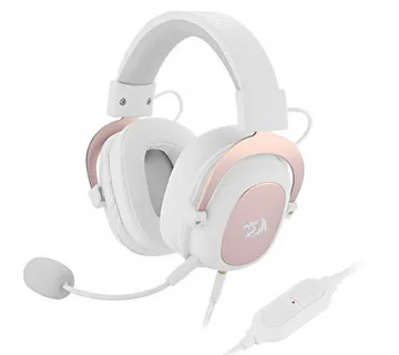 Headset - Redragon Zeus 2 H510w White - Umag