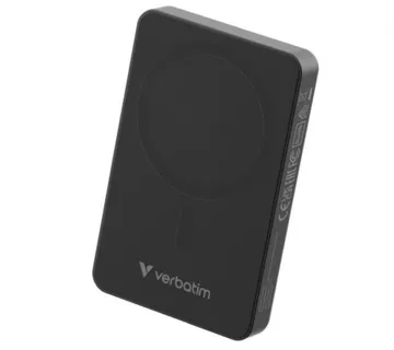 Verbatim Powerbank 10000mAH Charge 'n' Go Essentials 20W USB-C i 15W magnetsko bežično punjenje, crni - Umag