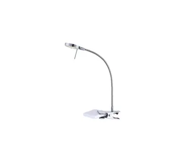 EcoVision LED stolna svjetiljka 5W, 3000K - topla bijela, kromirana - Umag