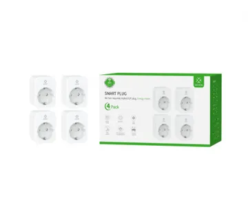 WOOX WiFi Smart utičnica EU, 16A/3680W, WooxHome app, voice control - Alexa &amp; Google Assistant, 4 kom pakiranje (R6118-4PACK) - Umag