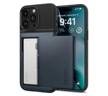 Spigen Slim Armor CS, metal slate - iPhone 15 Pro (ACS06730) - Umag