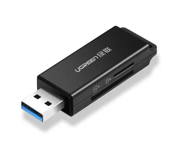 UGREEN čitač memorijskih TF/microSD/SD kartice, USB 3.2, crni - Umag