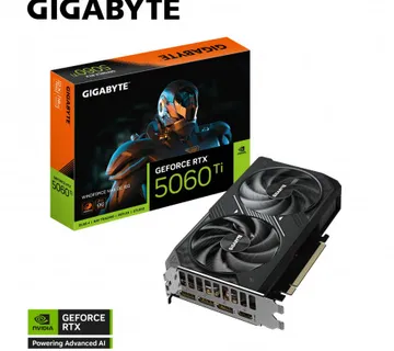 Gigabyte GeForce RTX 5060 TI Windforce MAX OC 16GB GDDR7, 16GB GDDR7/128-bit, PCIe 5.0x16, HDMI/3×DP - Umag
