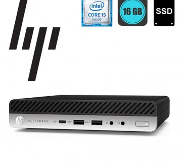 HP EliteDesk 800 G5 DM i5-9500, 16GB, 240GB SSD - Umag
