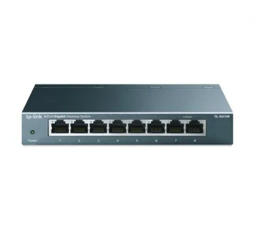 TP-Link 8-port Gigabit Desktop preklopnik (Switch), 8×10/100/1000M RJ45 ports, metalno kućište - Umag