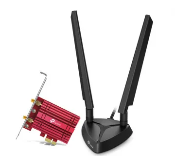 TP-Link AX5400 Archer TXE75E bežični Tri-Band Wi-Fi 6E BT5.3 PCI-E adapter 574Mbps/2402Mbps/2402Mbps (2.4GHz/5GHz/6GHz), 802. - Umag
