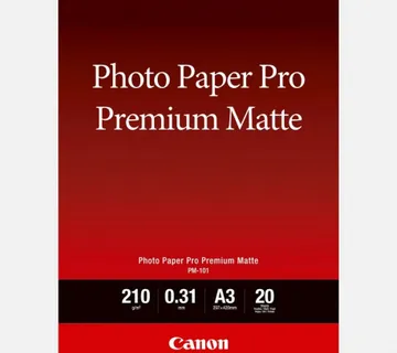 Canon Photo Paper Premium Matte PM101 - A3- 20L - Umag