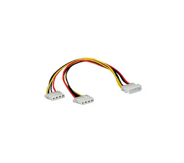 Roline interni Y-naponski kabel, 4-pin HDD - 2×4-pin HDD, 0.3m - Umag