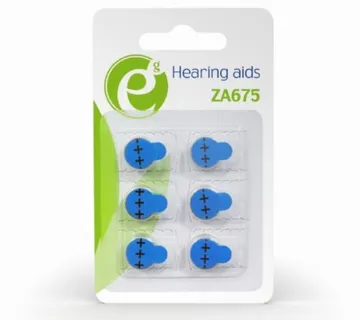 Gembird Button cell ZA675, 6-pack - Umag