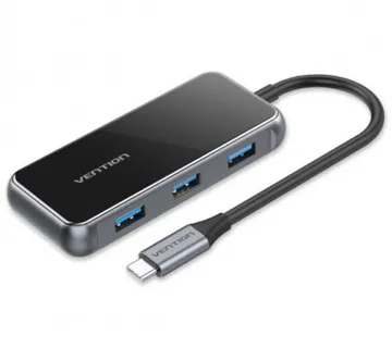 Vention USB-C to HDMI USB3.0*3 RJ45 PD Docking Station 0.15m Gray - Umag