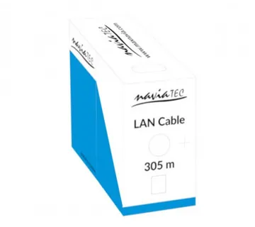 NaviaTec Cat6, UTP solid, 23AWG, copper 305m - Umag