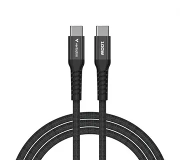 Verbatim Sync &amp; Charge Magnetic kabel USB-C na USB-C, M/M, 100W PD3.0/QC3.0, crni, 1.2m - Umag