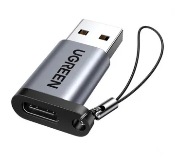 UGREEN adapter USB 3.1 C (Ž) na USB-A 3.0 (M), sivi - Umag