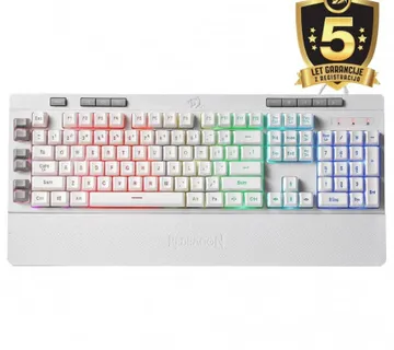 REDRAGON SHIVA K512 RGB WHITE tipkovnica bele barve - Umag