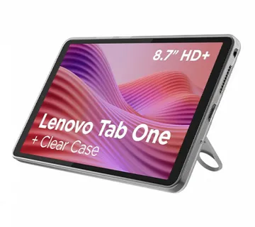 Tablet Lenovo Tab One 4GB RAM 128GB WiFi with Clear Case - Grey - Umag
