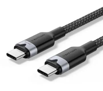 Vention USB 2.0 Type-C Male to Type-C Male 5A Cable Aluminum Alloy Type, 2m - cover