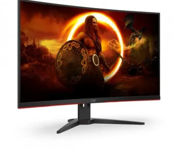 AOC LCD 31,5", Curved, WLED - Umag
