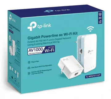TP-Link TL-WPA7517, AV1000 Gb Powerline AC Wi-Fi - Umag