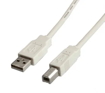 Roline VALUE USB2.0 kabel TIP A-B M/M, 3.0m, bijeli - Umag