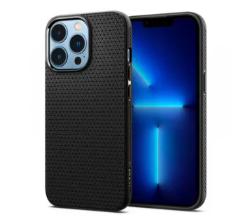 Spigen Liquid Air, zaštitna maska za telefon, mat crna - iPhone 15 Plus (ACS06650) - Umag