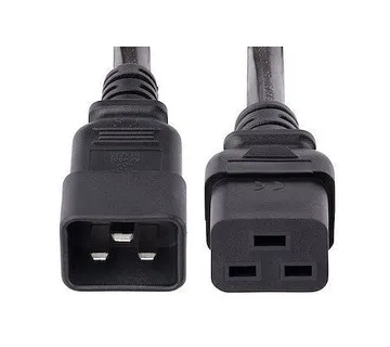 NaviaTec Power Cable - IEC C19 to IEC C20, black, 2m - Umag