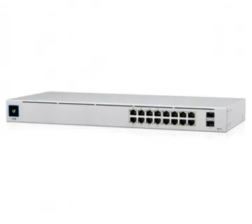 Ubiquiti Networks 16xGbE RJ45 with 8 of them 802.3at PoE ports 2x 1G SFP Slots with Mobile App support - Umag