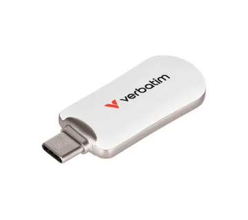 Verbatim Plectra USB-C Flash Drive 64GB, USB 3.2 Gen1, do 100MB/s, bijeli - Umag