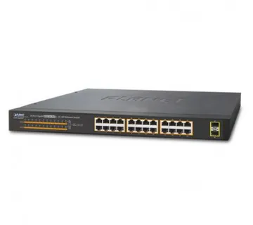 Planet Unmanaged 24-Port 1GbE HP PoE (220W) 2x SFP slots Switch - Umag