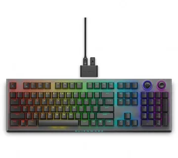 Alienware Tri-Mode Wireless Gaming Keyboard - AW920K - US (QWERTY) - Dark Side of the Moon - Umag