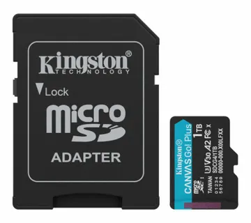 Kingston microSD, Canvas Go! Plus,R200/W160, 1TB - Umag