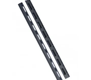 NaviaTec Cable Management Vertical 47U (1 pair), Black - Umag