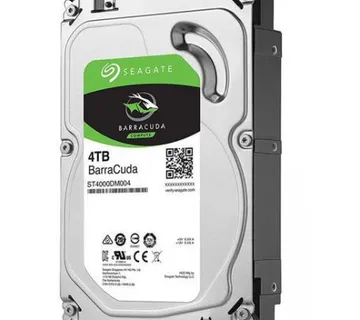 Seagate 4 TB 3,5" HDD, Barracuda, 5400 RPM, 256MB - Umag