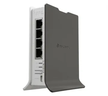 Mikrotik hAP ax Lite LTE6 kit, 800MHz CPU, 256MB RAM, 4×G-LAN, 2.4Ghz 802.11b/g/n/ax, LTE CAT6 modem, microSIM, tower kućište - cover