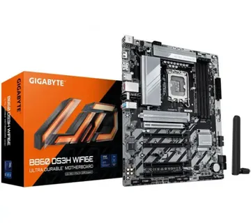Gigabyte MB B860 DS3H WIFI6E, S.1851, 4xDDR5/9066(OC), 2.5G-LAN, HDMI/DP, USB-C, WiFi, ATX - Umag