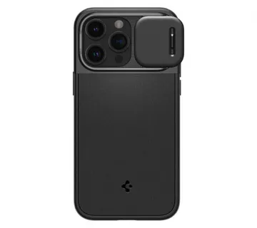 Spigen Optik Armor MagSafe, black - iPhone 15 Pro (ACS07184) - Umag