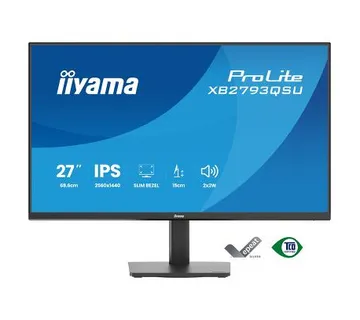 IIYAMA 27" XB2793QSU-B1 QHD (2560×1440) IPS, Pivot, 75Hz, 1ms, 350cd/m2, 1000:1, HDMI/DP, 2×USB, zvučnici - Umag