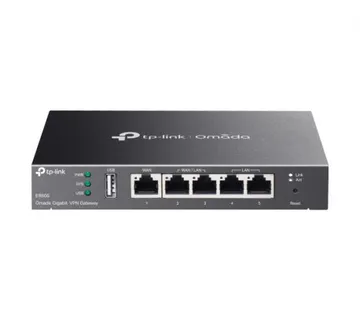 TP-Link Omada Gigabit VPN Gateway 1×G-WAN, 2×G-WAN/LAN, 2×G-LAN, 1xUSB, metalno kućište, crni - Umag