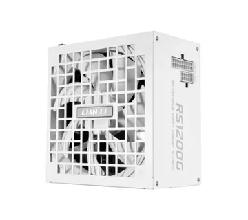 Napajalnik ATX Lian Li RS 1200W, 80 PLUS Gold, 12V-2×6, HUB, Modularen, bel - Umag