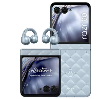 Motorola XT2553-1 Razr 60 5G Dual Sim 8GB RAM 256GB + Buds Loop Bundle Swarovski Edtition - cover