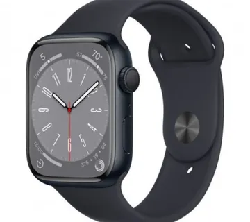 Refurbished Apple Watch Series 8 (2022), 45mm, GPS Cellular, Midnight Aluminum - Umag