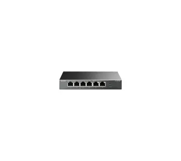 4-port 10/100Mbps Unmanaged PoE+ Switch with 2 10/100Mbps uplink ports, meta case, desktop mount, 4 - Umag