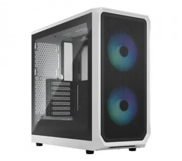 Fractal Design Focus 2 RGB White TG Clear, FD-C-FOC2A-04 - Umag