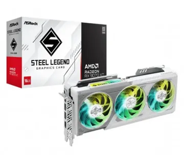 Asrock Radeon RX 9070 XT Steel Legend 16GB, 16GB GDDR6 - Umag