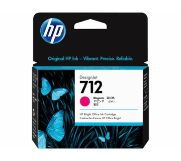 Tinta HP 3ED68A 712 magenta Design jet T630/T650/T230/T250/T650 29ml - Umag