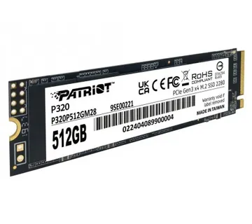 Patriot SSD P320 R3000/W2200, 512GB, M.2 NVMe - Umag