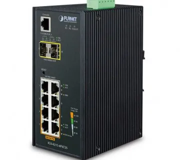 Planet Industrial 4-Port 10 100 1000T 802.3at PoE 4-Port 10 100 1000T 2-Port 100 1000X SFP Managed Switch - Umag
